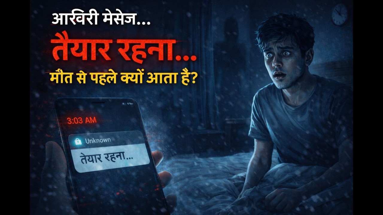 तैयार रहना… ये मैसेज मौत से पहले क्यों आता है? | True Horror Story | एक मैसेज जो मौत से पहले आता है