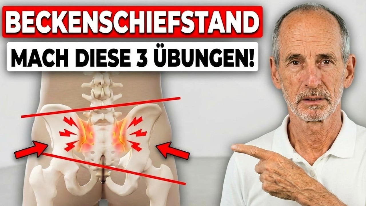 Teste diese Übungen bei einem Beckenschiefstand (Liebscher & Bracht)