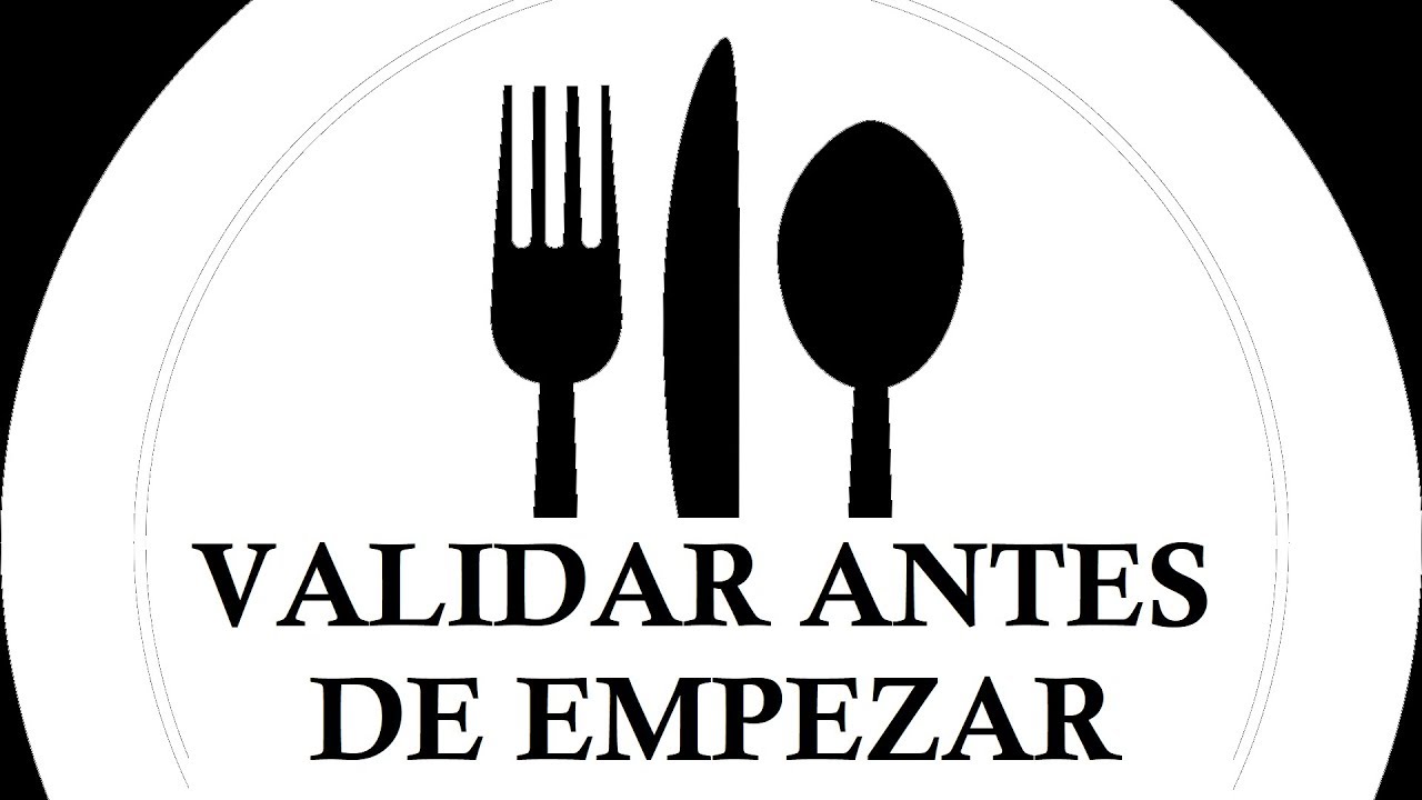 VALIDAR ANTES DE ABRIR un bar, cafeter&iacute;a, restaurante.