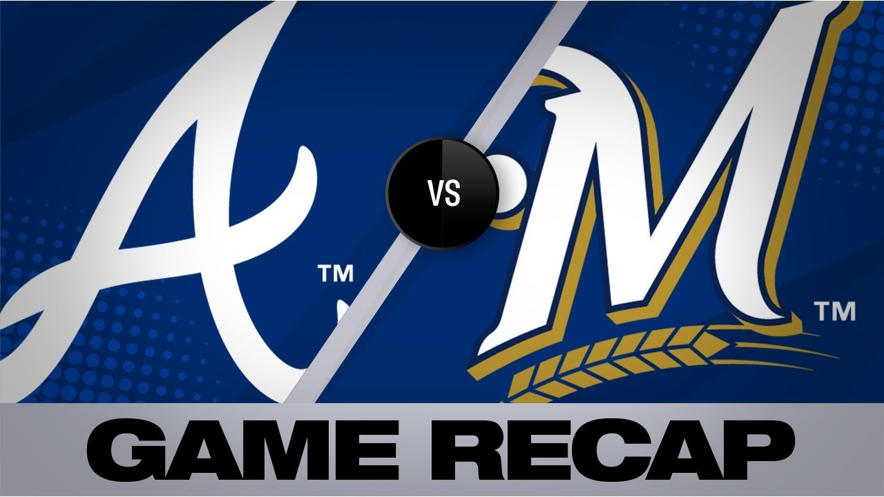 Yelich, Pina homer in Brewers' 5-4 victory | Braves-Brewers Game Highlights 7/17/19