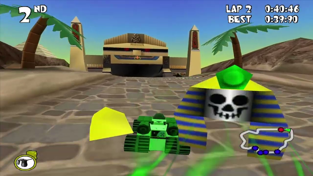 LEGO Racers - All power-ups are mummy curses