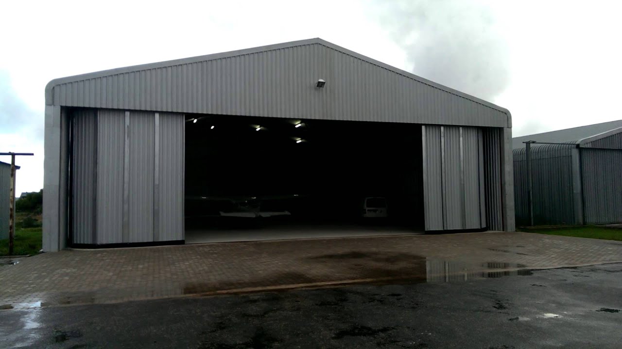CENTURION A10 Automating Double Sectional Airplane Hangar Doors