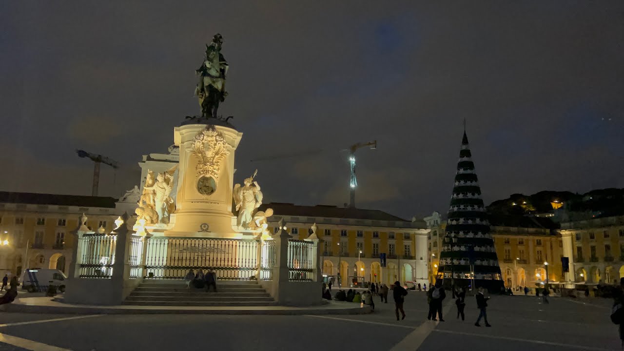 Pra&ccedil;a do com&eacute;rcio | Decora&ccedil;&atilde;o de natal (Tour Lisboa)
