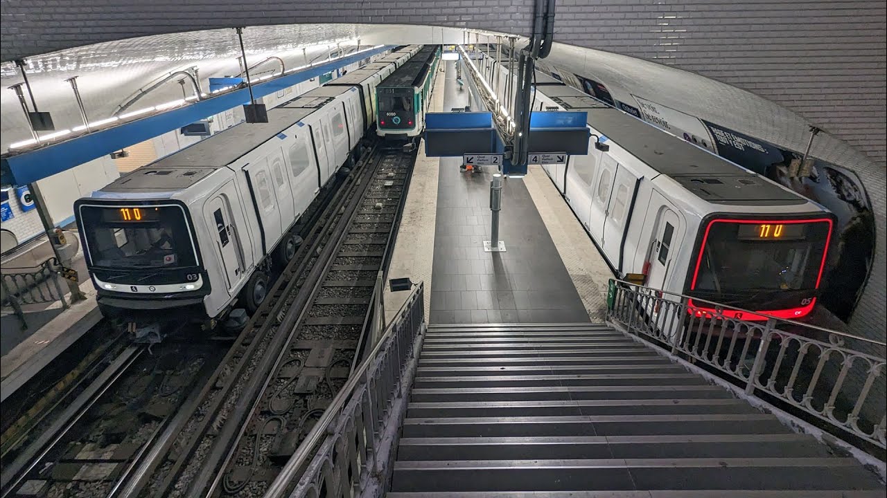 Les essais du MP 14 sur la ligne 11