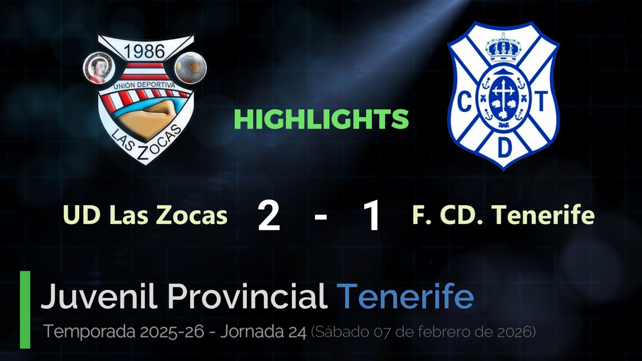 Highlights - UD. Las Zocas -  F. CD. Tenerife. Juvenil Provincial Tenerife