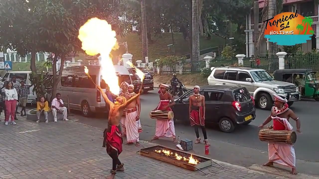 Fire dance show Kandy