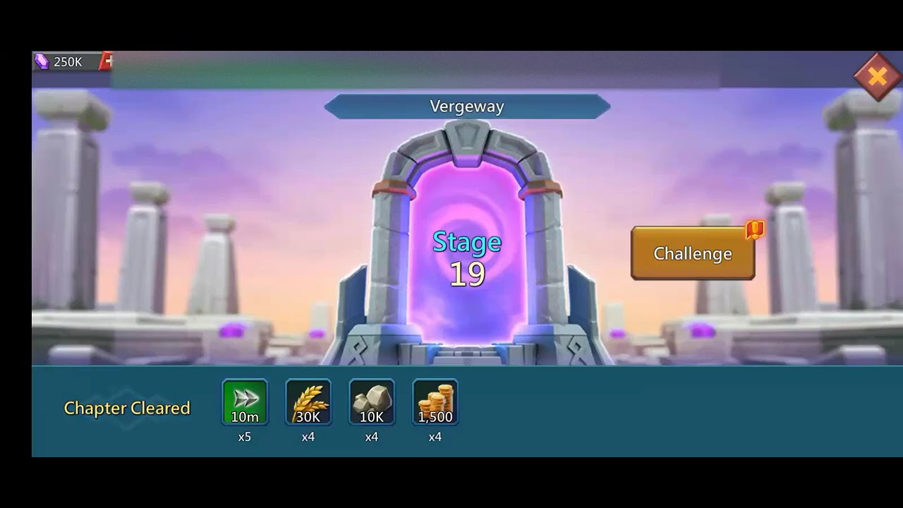 Vergeway Stage 19 lords mobile |  Stage 19 lords mobile #lordsmobile