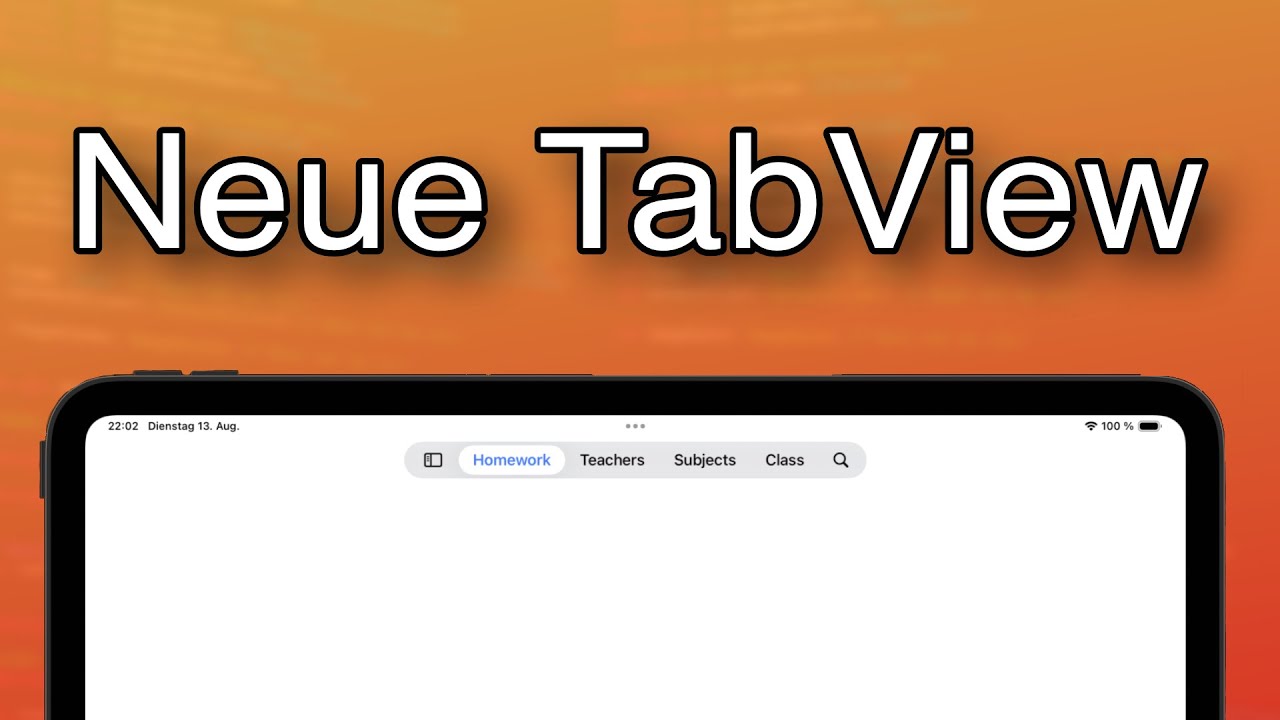 Neue TabView in SwiftUI - WWDC24 - Deutsch