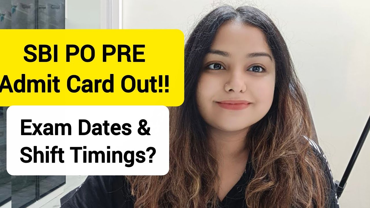 SBI PO Pre 2026 Admit Card Out | Exam Dates & Shift Timings ??? Minakshi Maam
