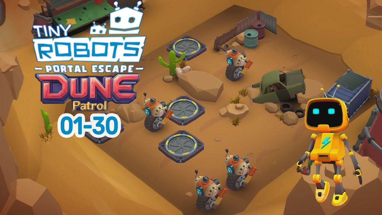 Tiny Robots: Portal Escape Minigame Dune Patrol | Walkthrough NoZeMazter