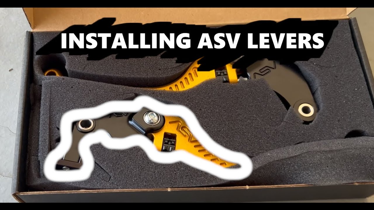 Yamaha R1 ASV Levers Install