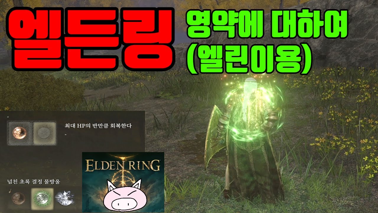 엘든링 엘린이들을 위한 영약에 대한 간단 설명!!