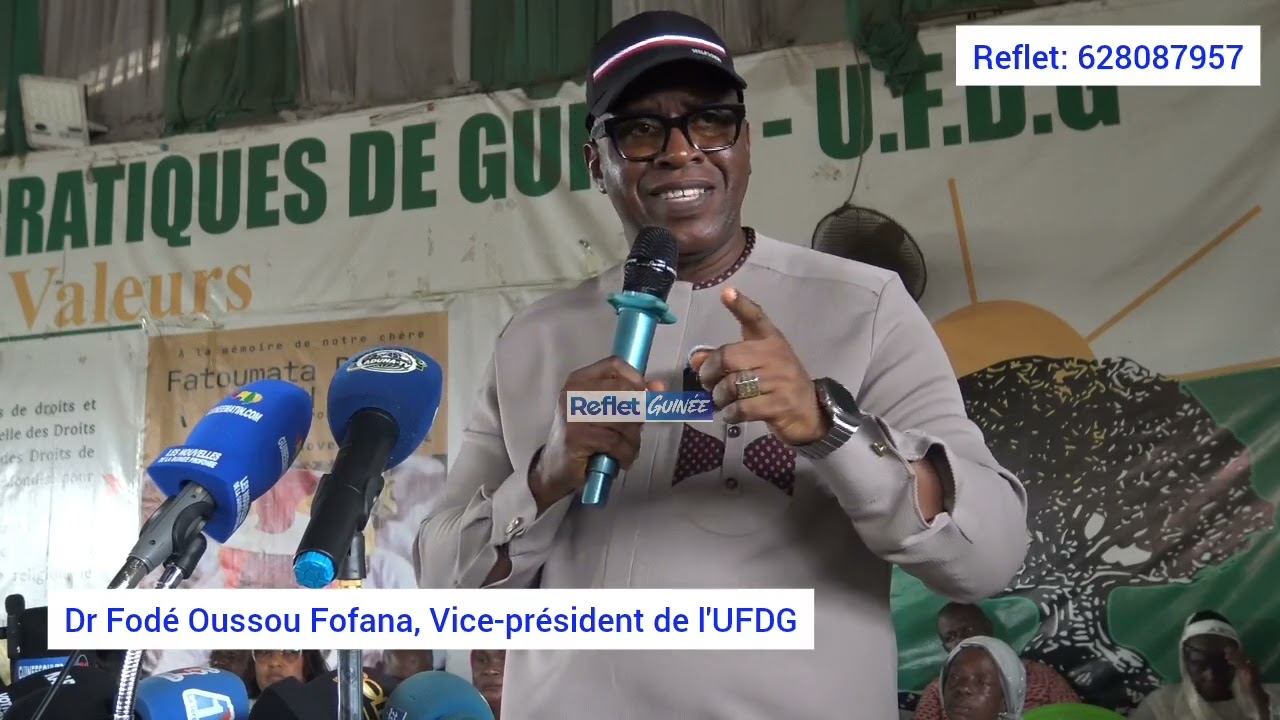 Dr Fodé Oussou dit toute la vérité aux militants de l'UFDG