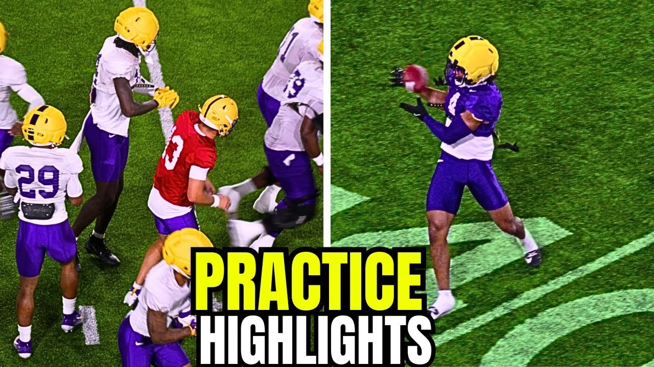 FULL LSU Practice Highlights Day 3: Who’s NEXT?