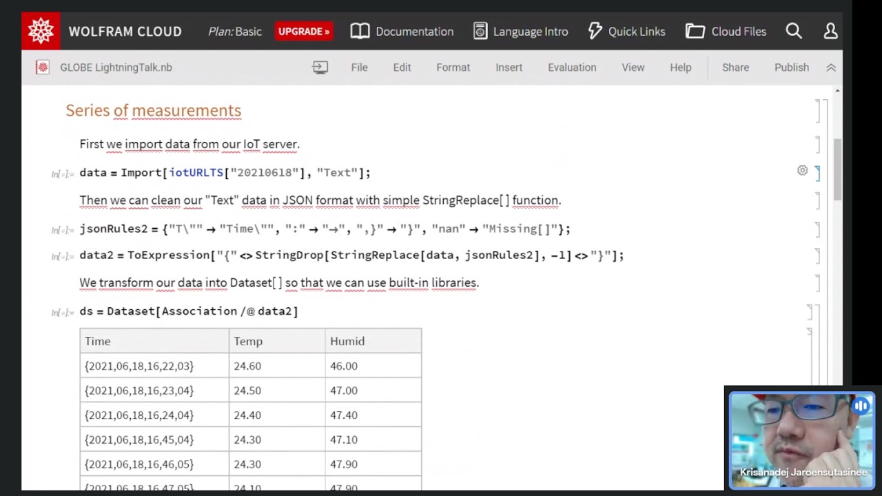 Wolfram Cloud Use Case.GLOBE Lightning Talk 2021