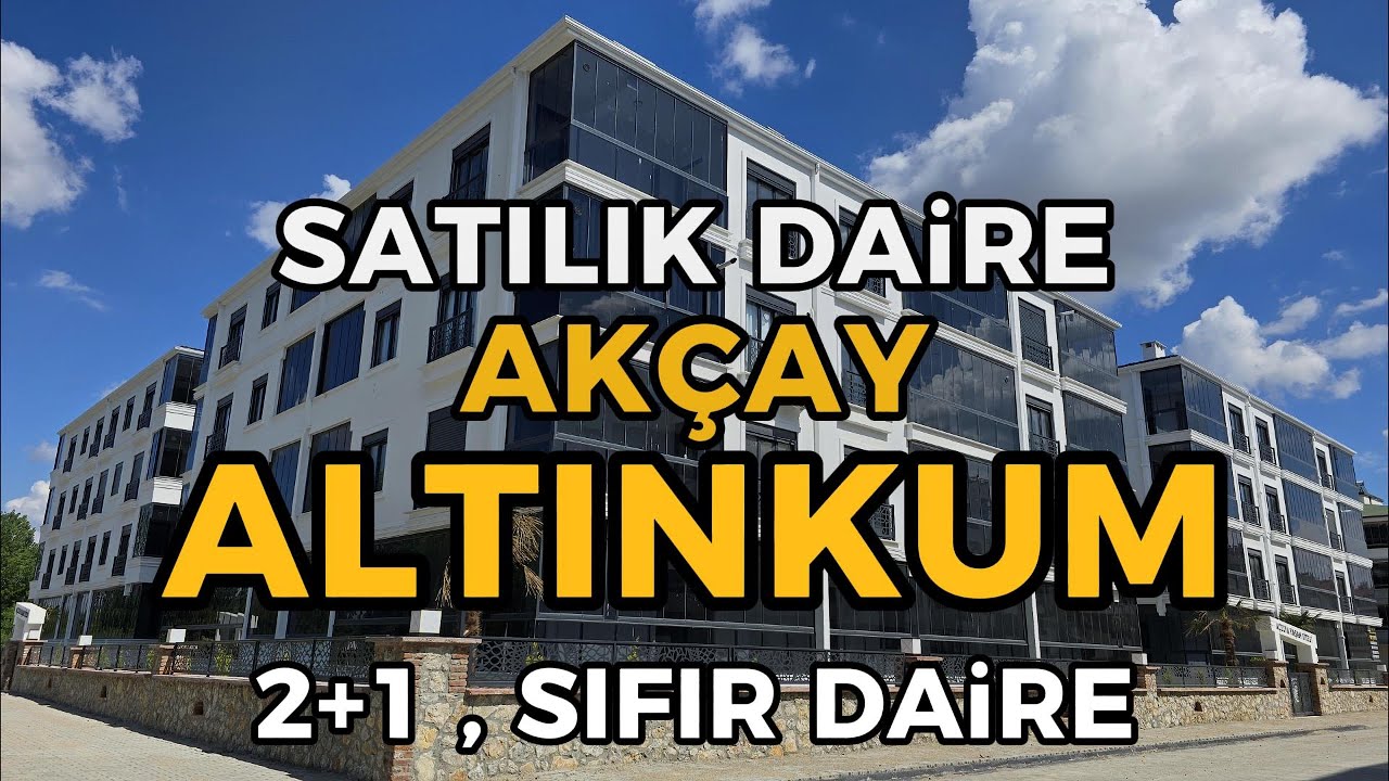AKÇAY ALTINKUM SATILIK DAİRE / SIFIR / ÖN CEPHE / AYRI MUTFAK #akçay #altınkum #satılıkdaire #emlak