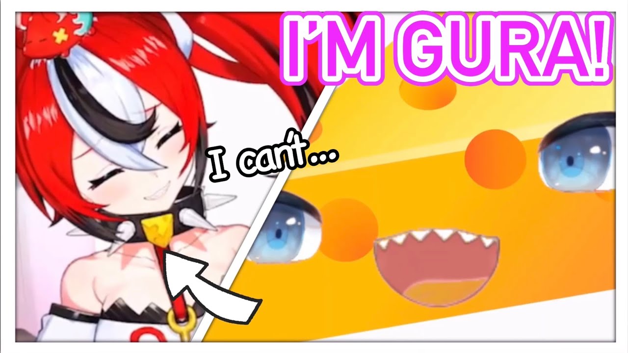 𝗕𝗮𝗲 𝗰𝗮𝗻'𝘁 𝘀𝘁𝗼𝗽 𝗟𝗮𝘂𝗴𝗵𝗶𝗻𝗴 𝗮𝘁 𝗖𝗵𝗲𝗲𝘀𝗲 𝗚𝘂𝗿𝗮【Hakos Baelz / Gawr Gura】
