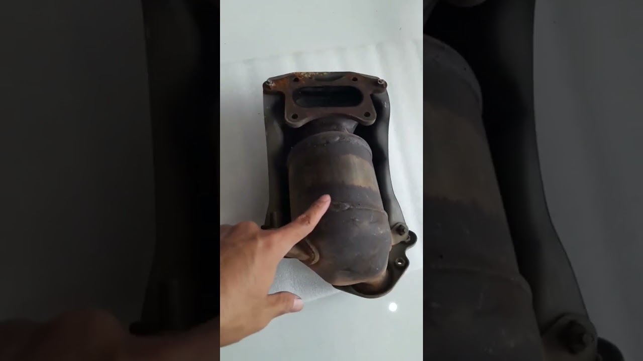 Perbedaan Downpipe Ori dengan Downpipe NDK Exhaust ll Brio, Jazz ge8, Freed