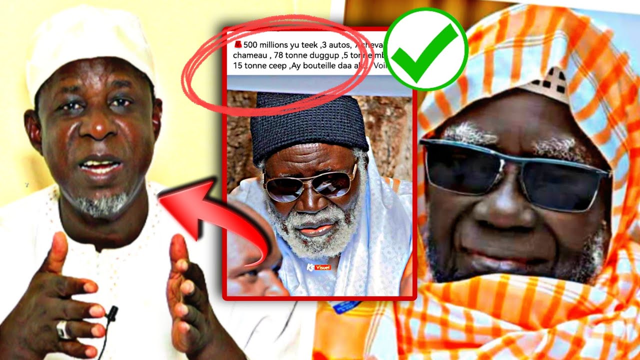 Serigne Saliou Niang Taxaw Sétlu Thi 500 Millions FCFA 3 Autos 7 Fass 1Guiliem et 78 Tonnes de Dugub
