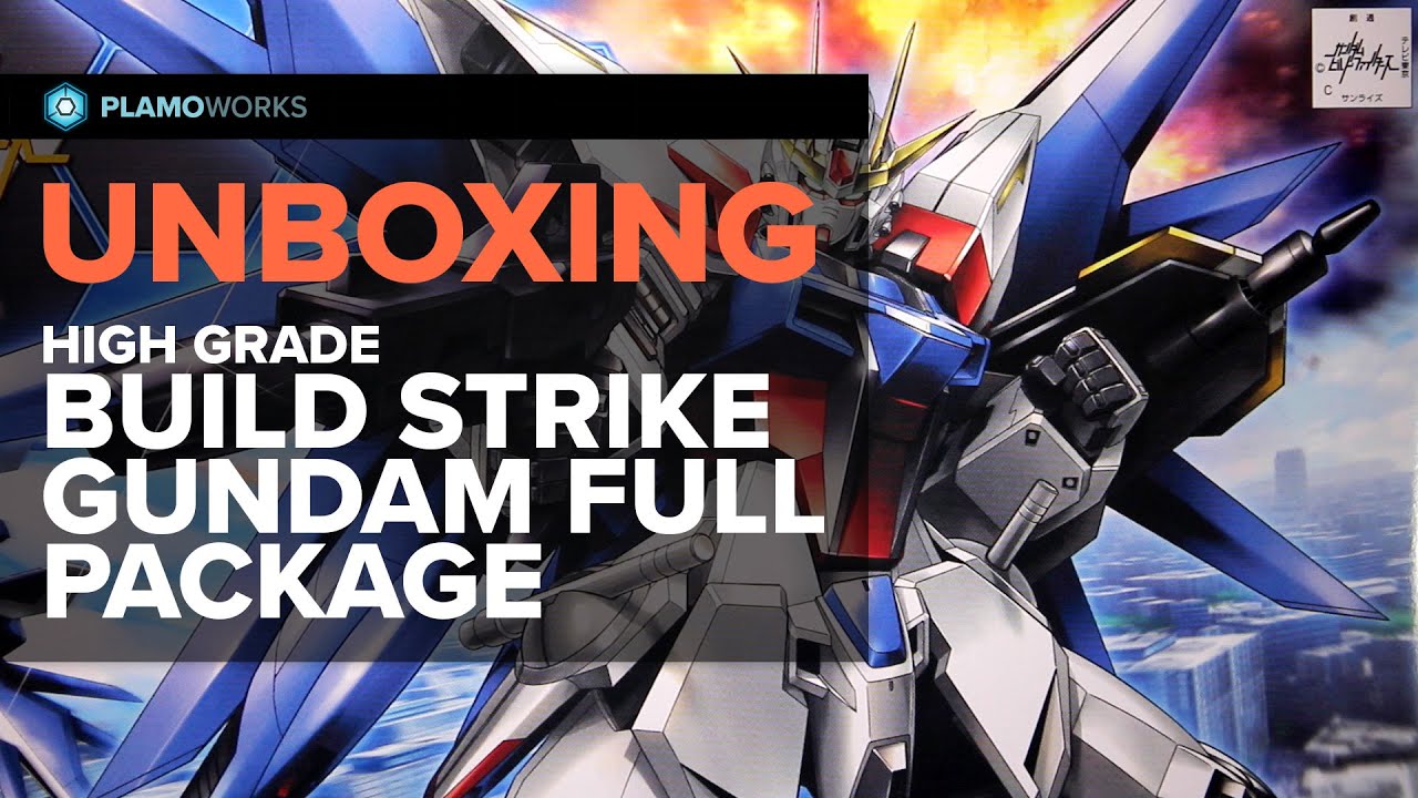HG Build Strike Gundam Full Package - Gunpla Unboxing 002