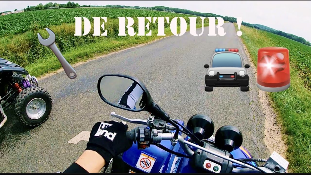 RETOUR DU 350 WARRIOR /300 AXR ON CROISE LES BLEUS 🚔👮🏼‍♀️+EXPLICATION DE MON ABSENCE SUR YOUTUBE