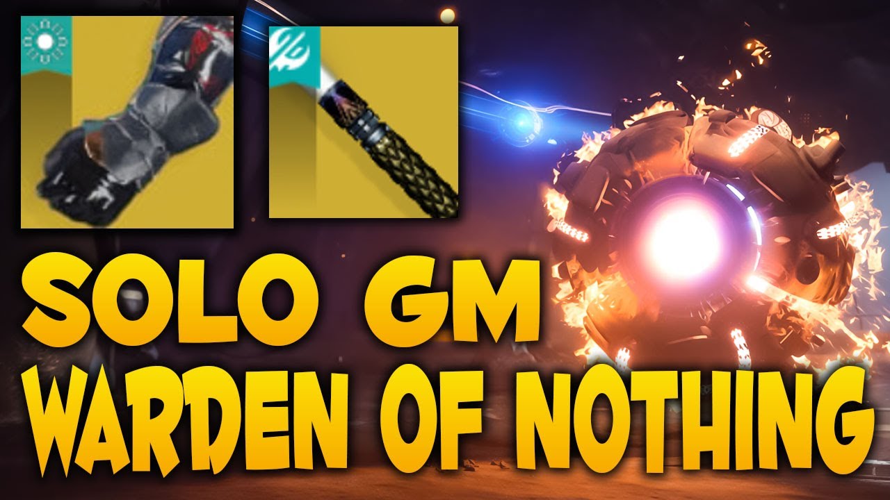 Unbroken Getaway Artist Warlock Build Dominates Solo GM Alert Warden of Nothing! Destiny 2 Renegades