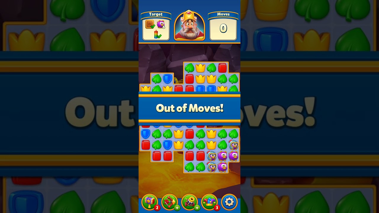 ROYAL MATCH. AREA 43. LAVA QUEST