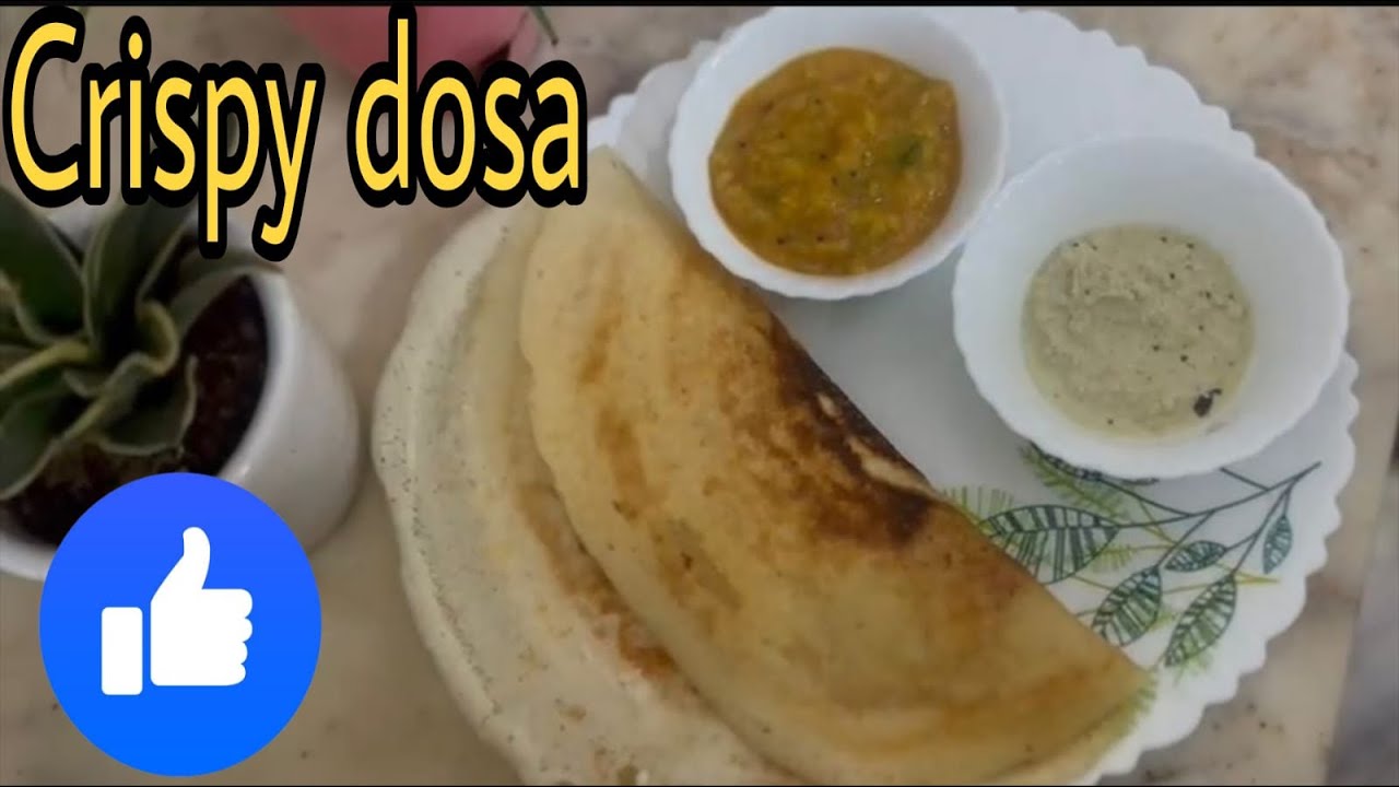 Full recipe for crispy dosa#youtuber #food #recipe #cooking #