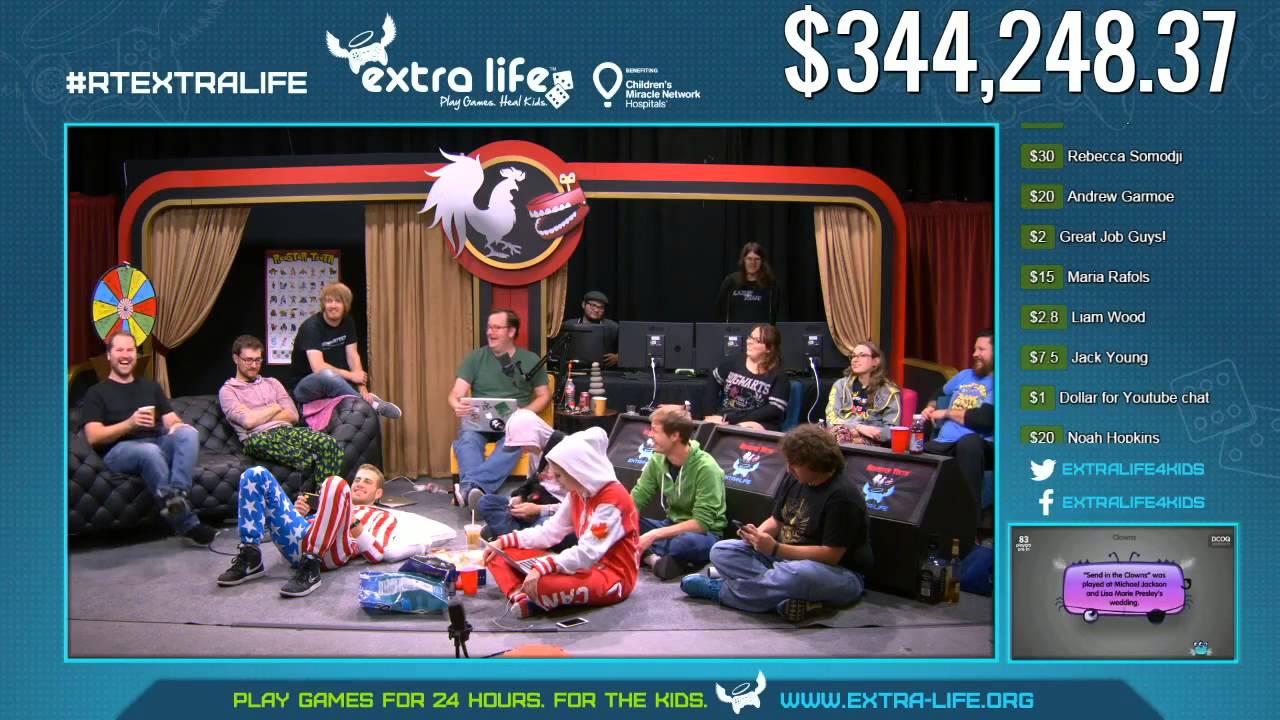 Rooster Teeth Extra Life 2015 Stream Hour 24