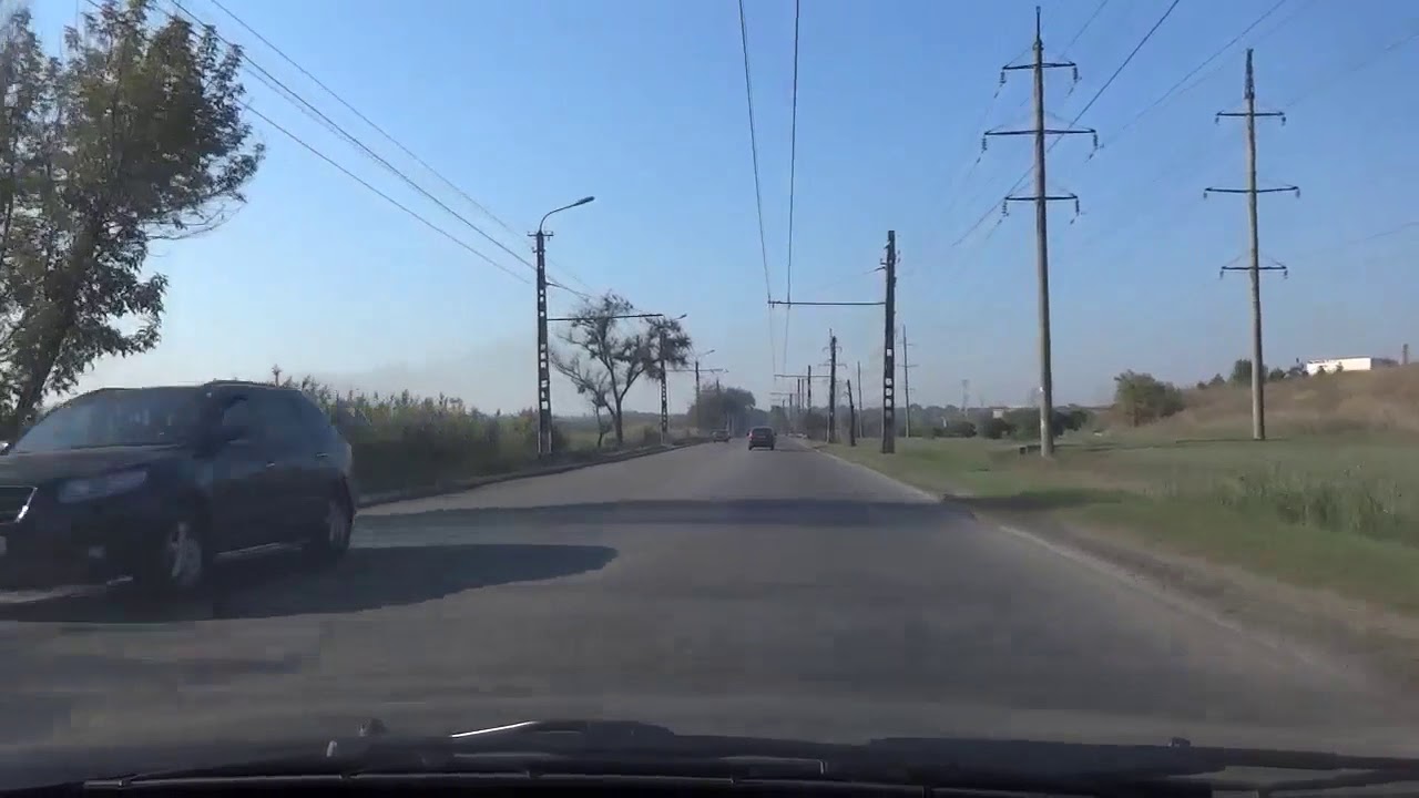 Дорога от Даманского до 17 квартала. Кривой Рог.
