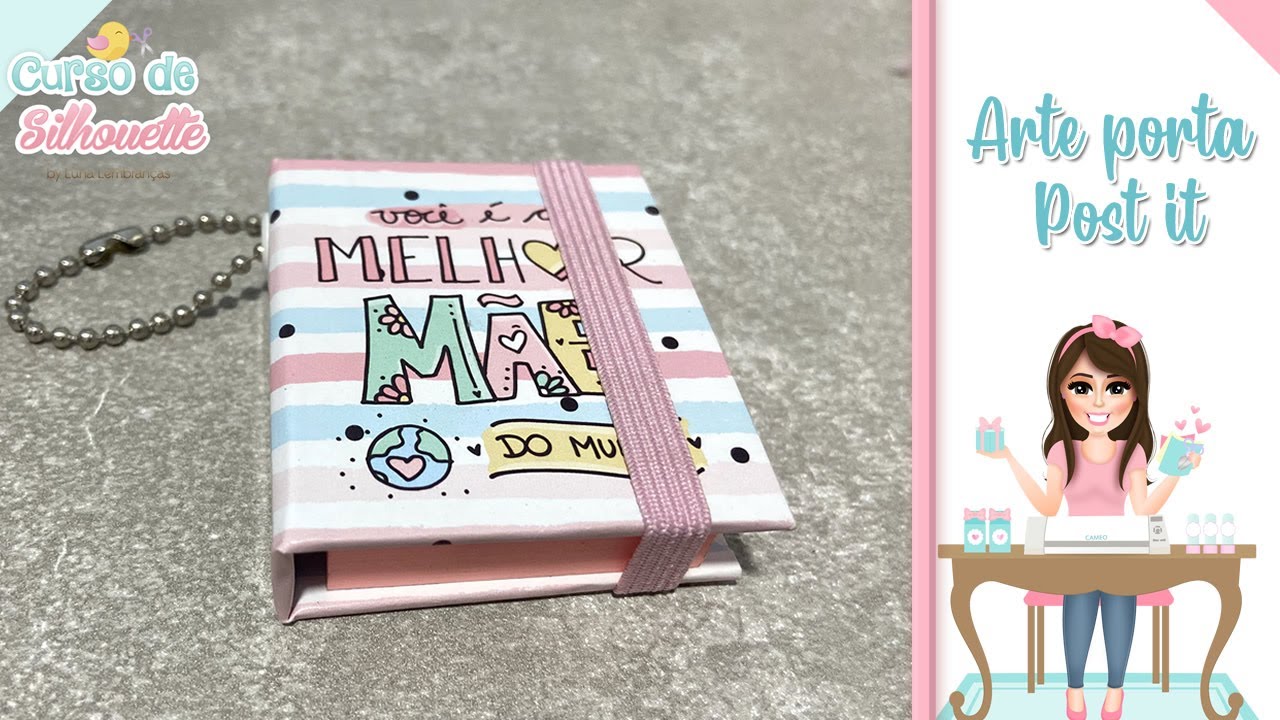 Arte do Chaveiro porta Post It | Como fazer