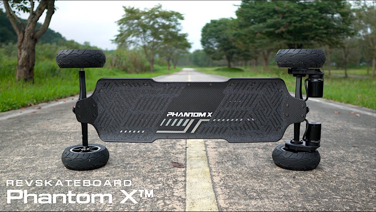 #297 REVSKATEBOARD Phantom X&trade; Electric board - Detailed Review  (including performance wheel set)