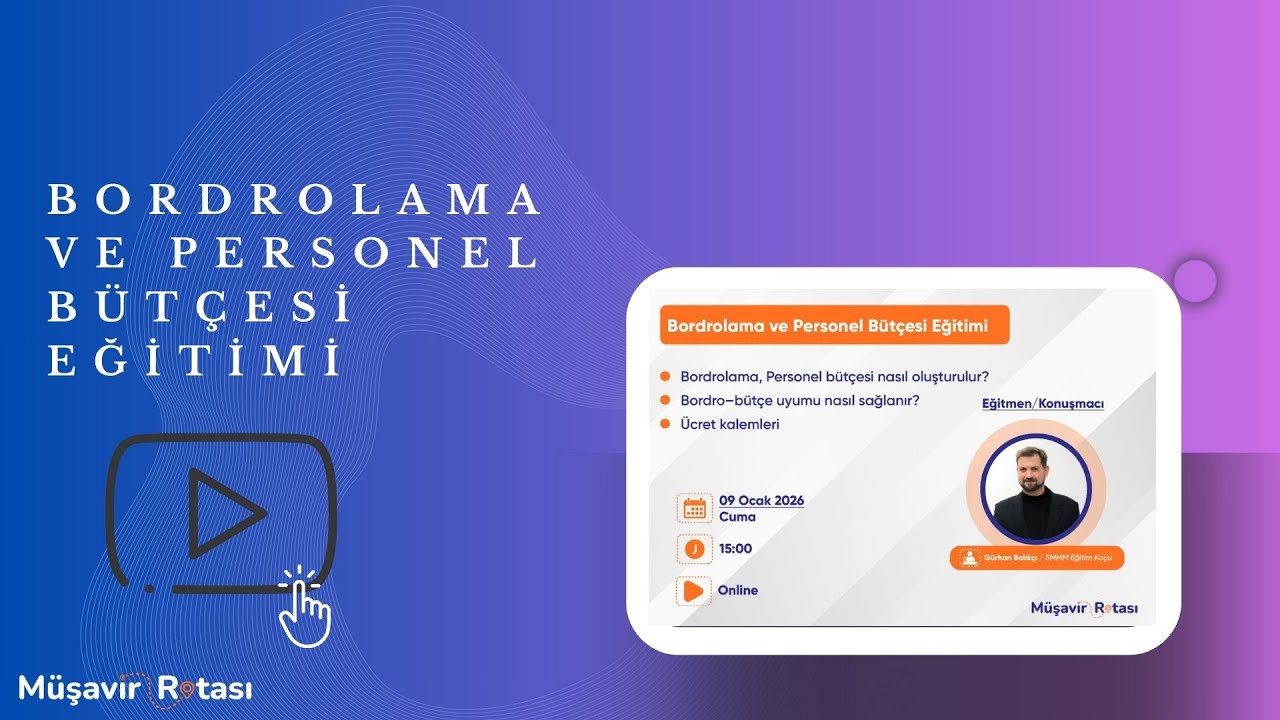 Bordrolama ve Personel Bütçesi Eğitimi