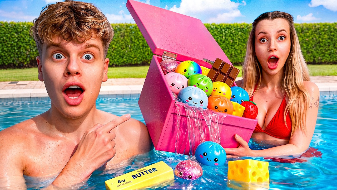 ZNALEŹLIŚMY W BASENIE PEŁNO SQUISHY!🤩💦