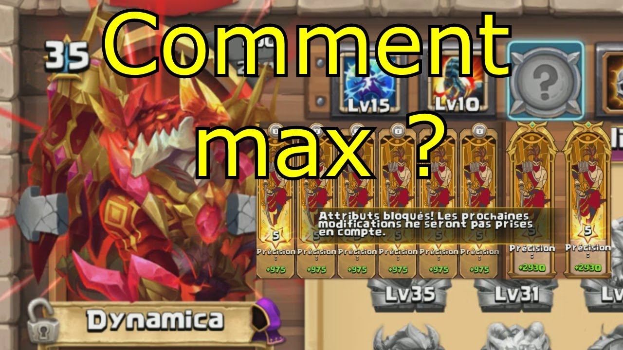 Comment MAXER un héros ! Castle Clash