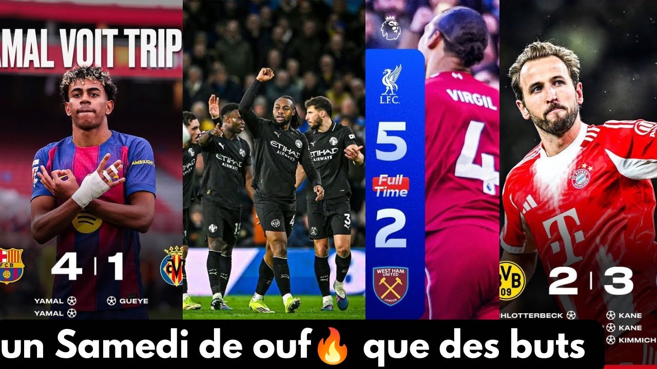 Barça, City, Liverpool, Bayern dans Samedi foot #youtubefootball #premierleague #laliga #bundesliga 