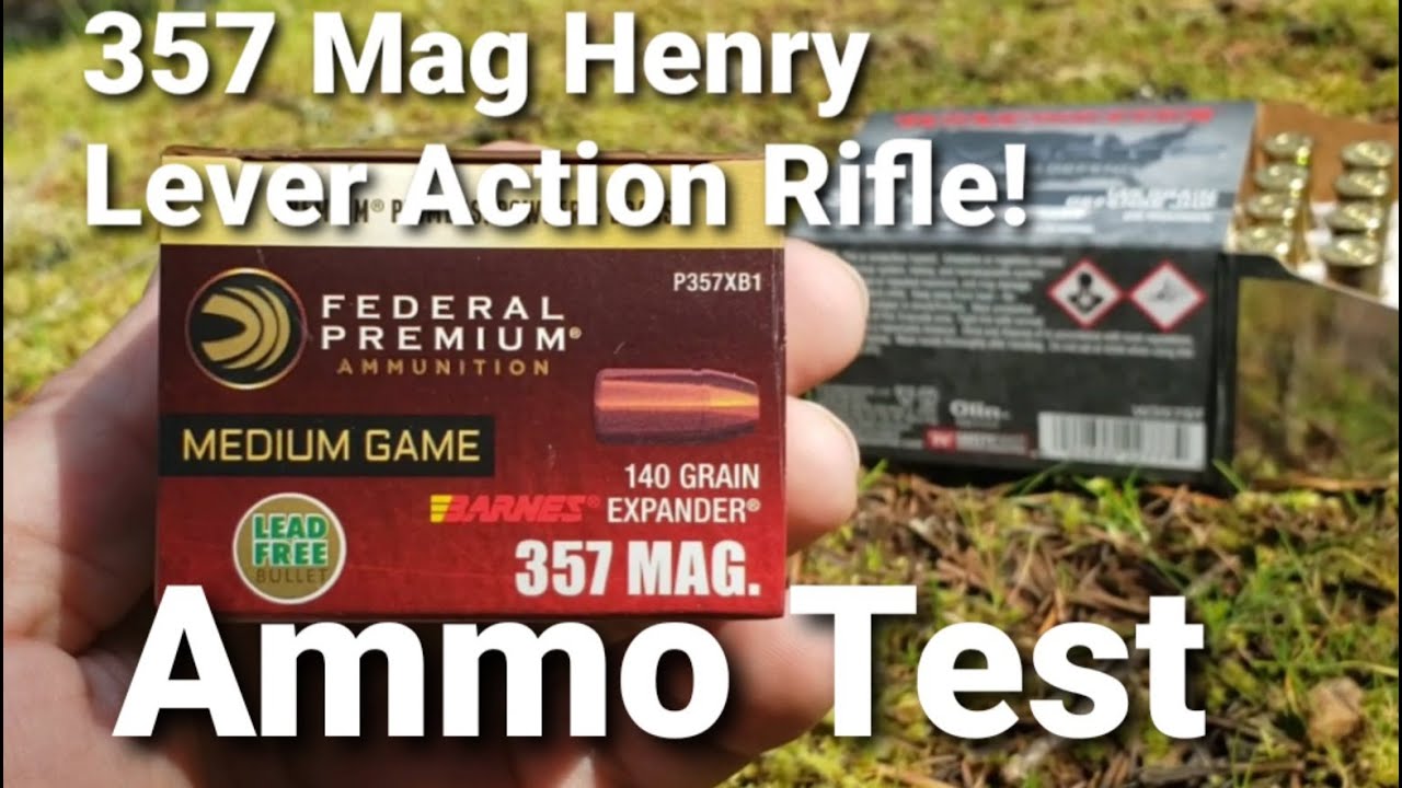 Тест патронов — винтовка Henry Big Boy Steel 357 Mag с Winchester, Federal Premium, Magtech и Per...