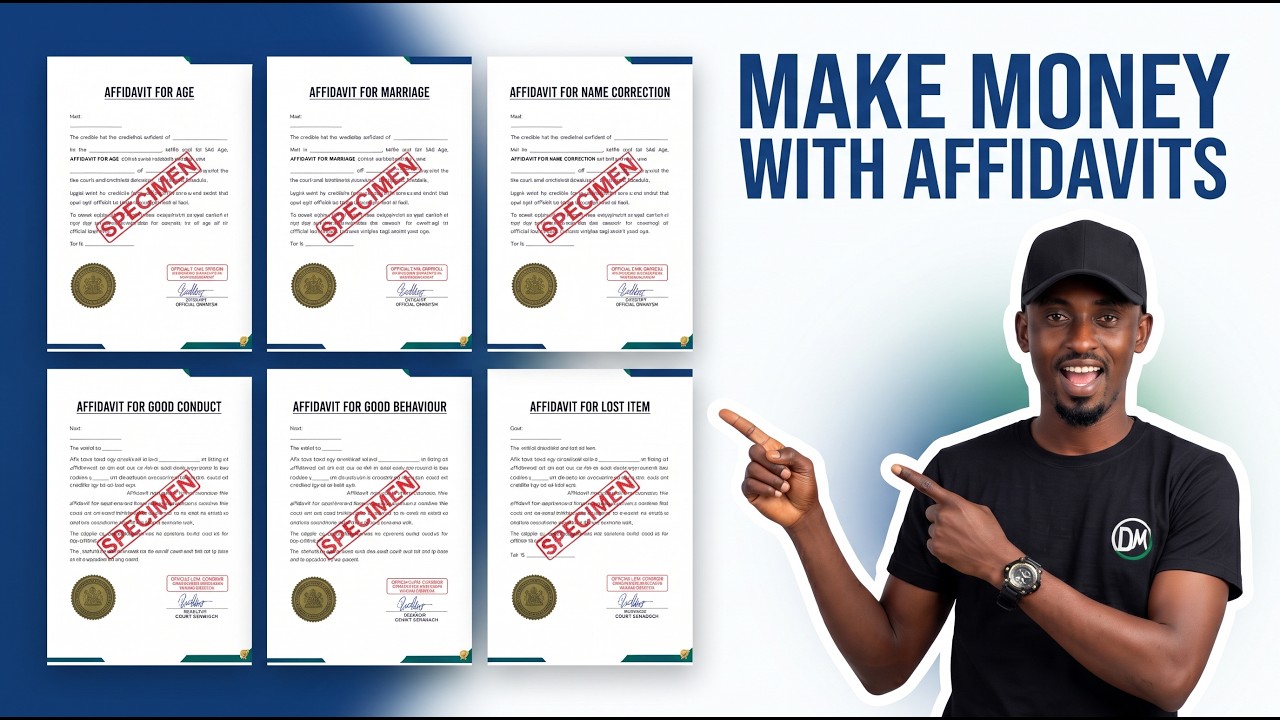 Make Real Money Online In Nigeria With Affidavit Services