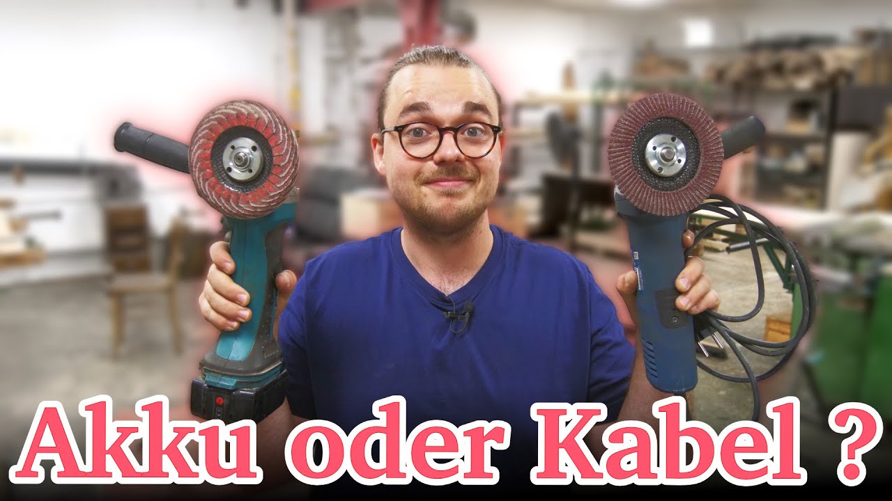 Ein Winkelschleifer mit Akku ODER Kabel? | Günstiger Winkelschleifer