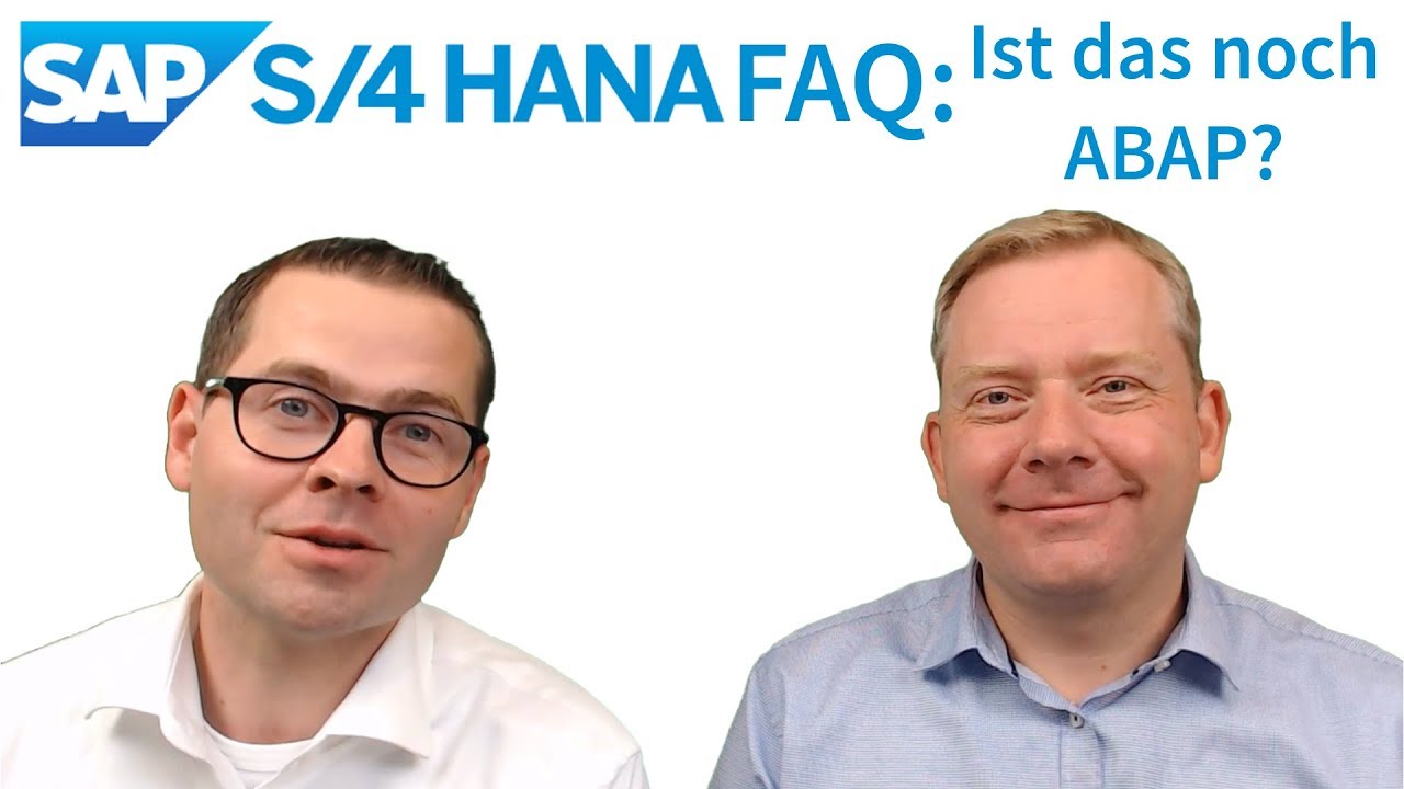 SAP S/4HANA FAQ: Ist das noch ABAP?  - mit Ingo Biermann | rz10.de