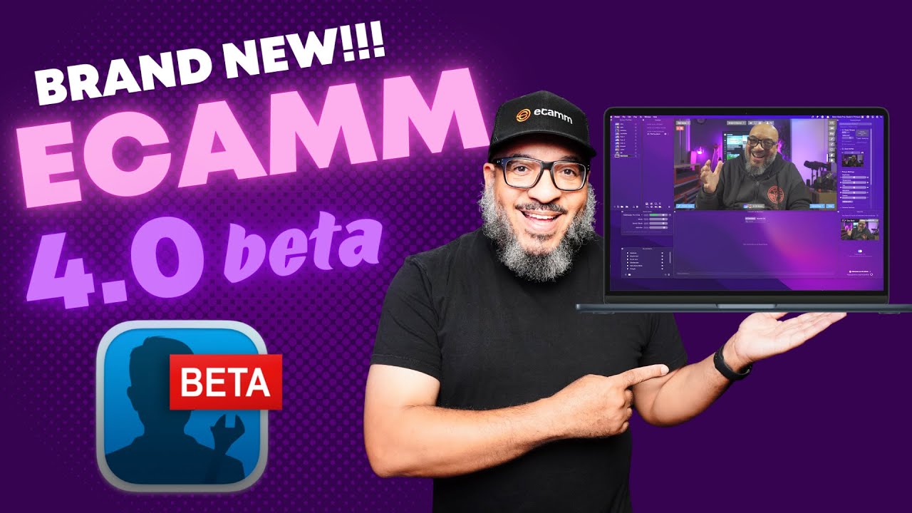 It's HERE!!!!  Ecamm Live 4.0 Beta !!!