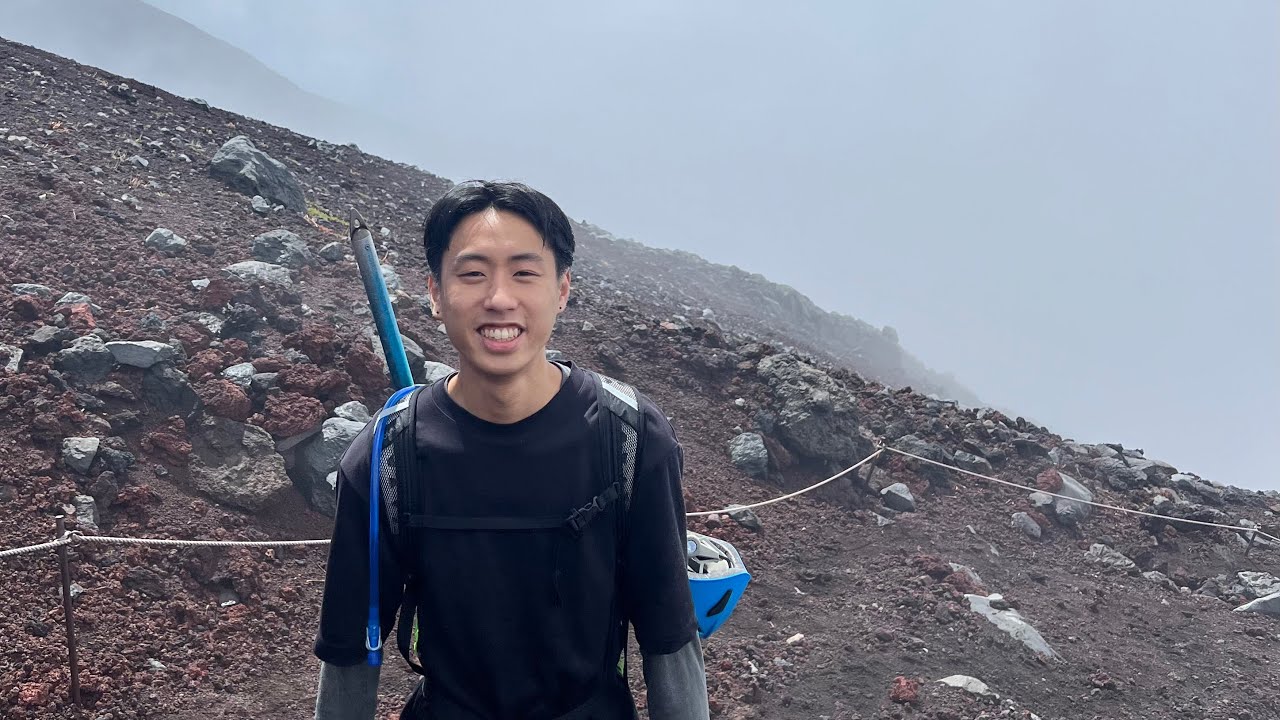 Climbing Mt Fuji during the off season in June
