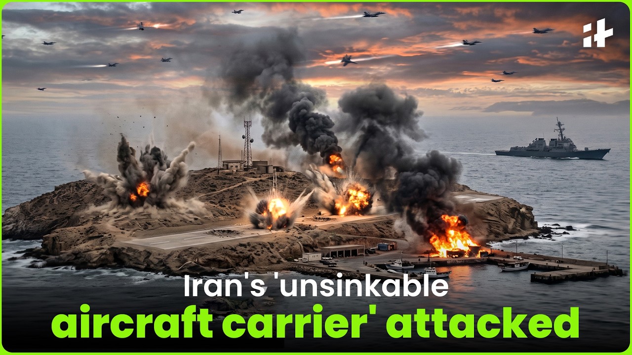 Why did the US spend 90 mins bombing this tiny island in Iran?
