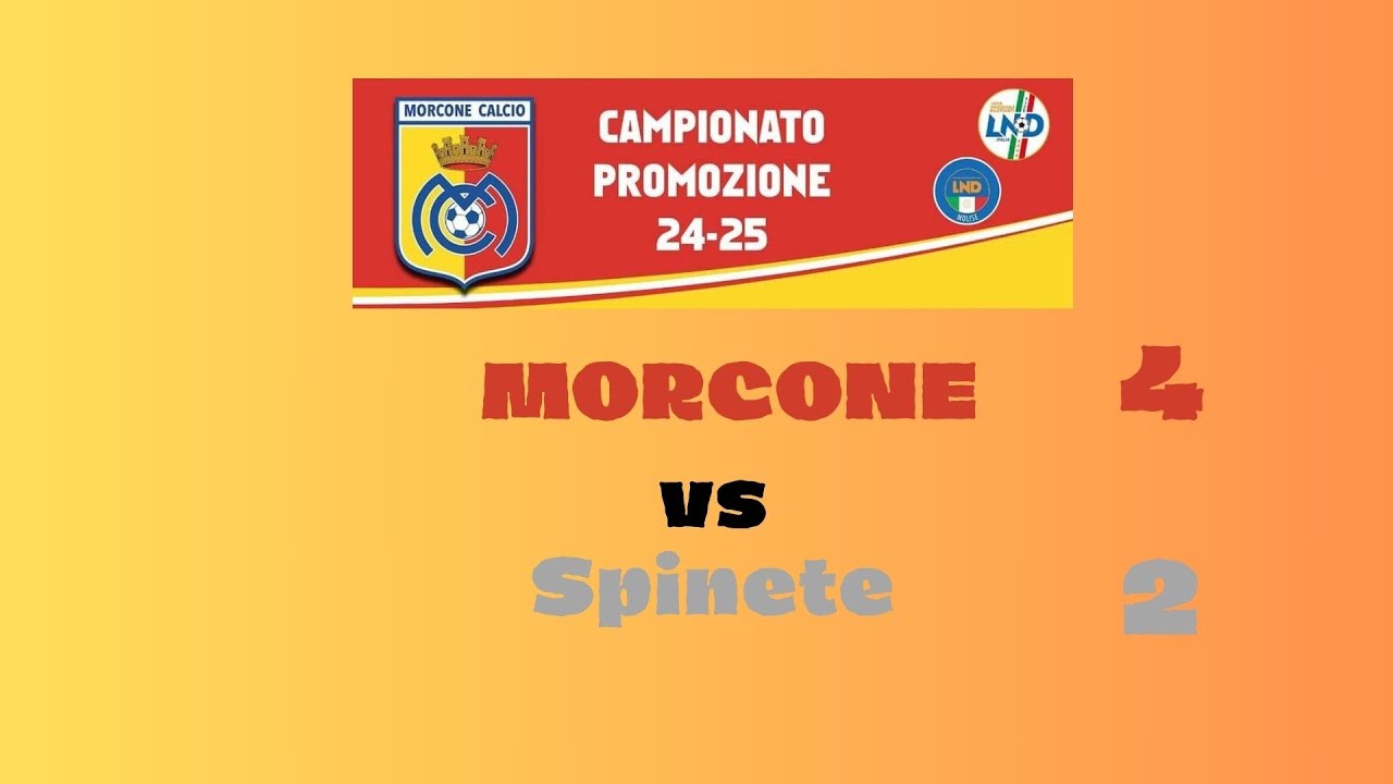 Morcone-Spinete 4-2, i giallorossi si congedano dal 2024 in maniera eccellente