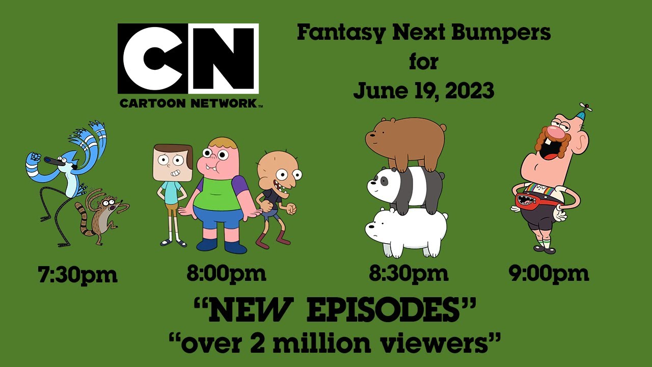 Предварительные анонсы Cartoon Network Fantasy Next на 19 июня 2023 г.
