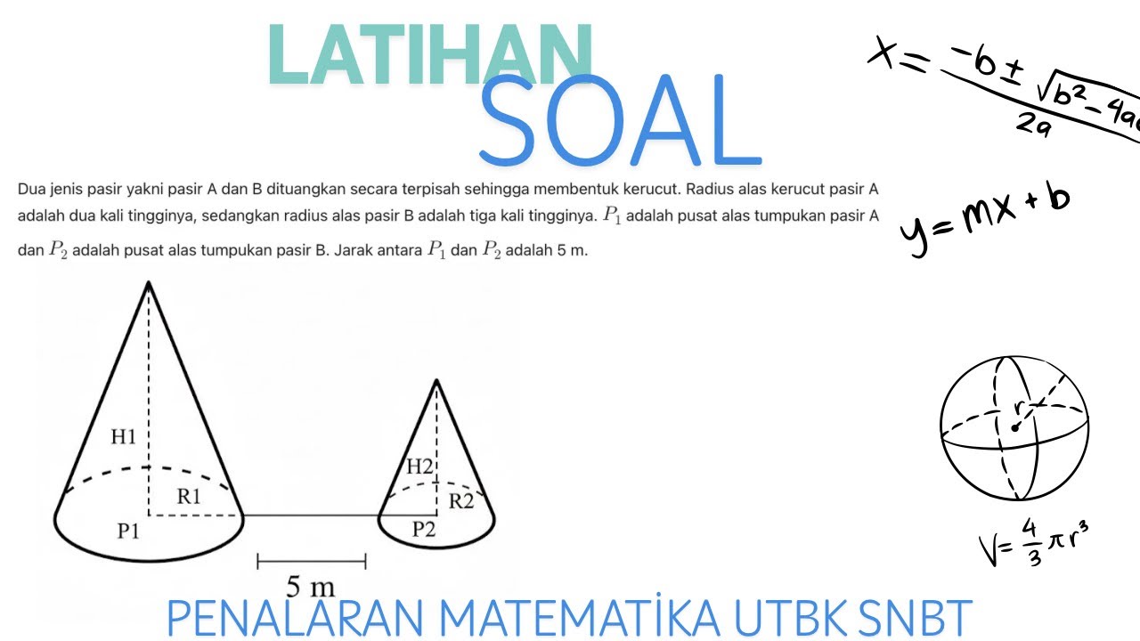 Tuang Pasir, Penalaran Matematika UTBK SNBT