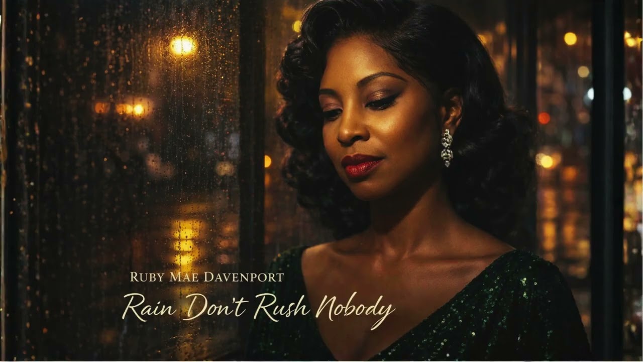 Rain Don’t Rush Nobody ☔ Slow Rain Jazz for Late Nights, Relaxing, Sleep & Quiet Thinking
