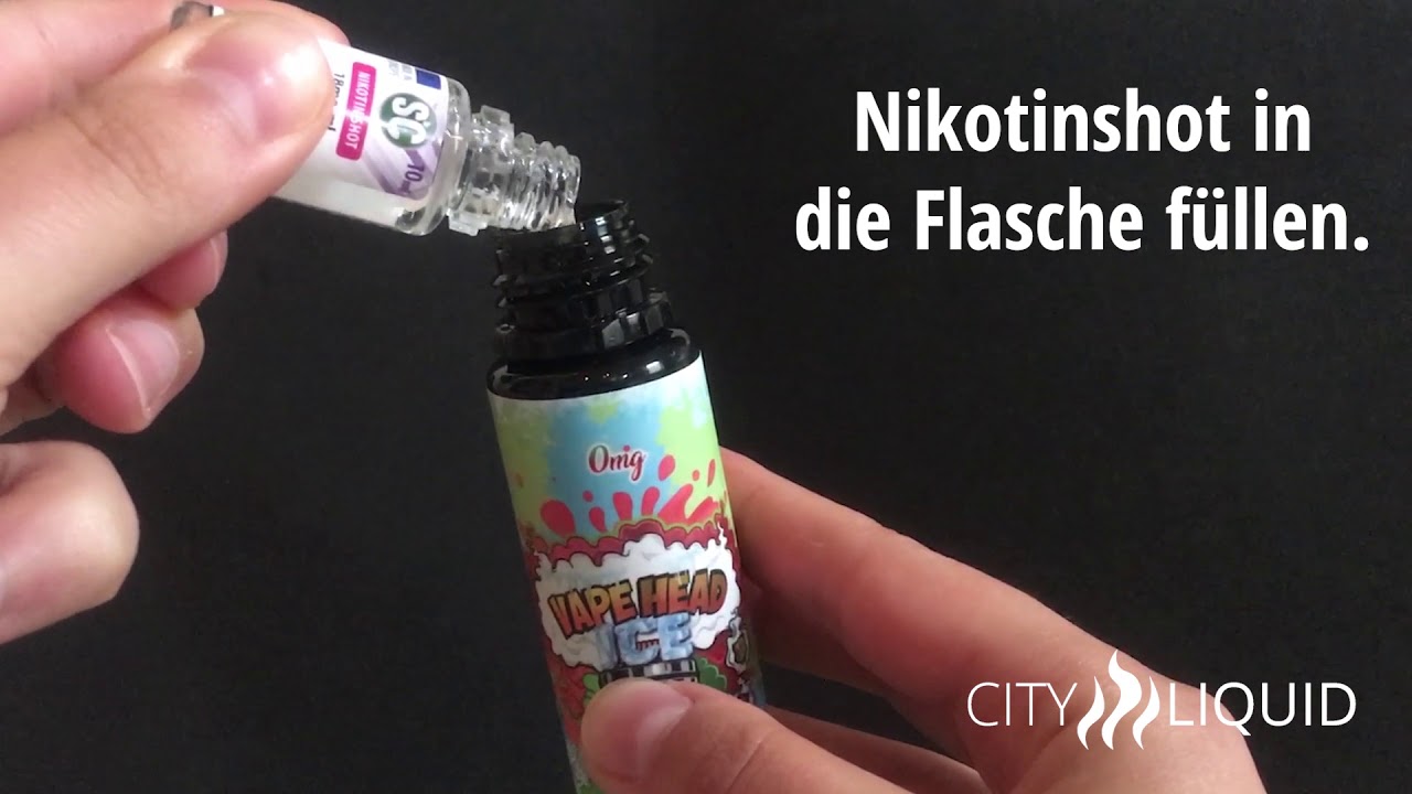 Shake and Vape mischen Anleitung