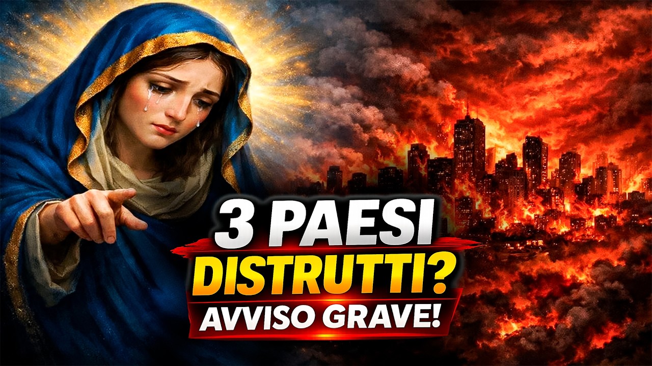 La Madonna ha pianto e ha rivelato i 3 Paesi che saranno distrutti
