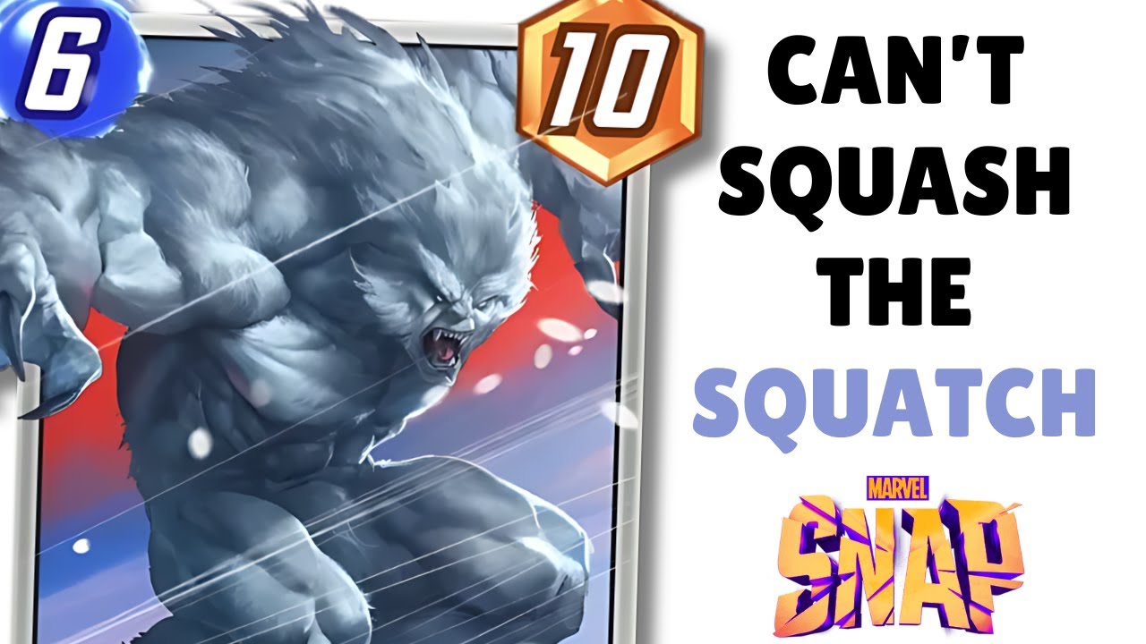 Big Feet = Big Cubes (Sasquatch Testing Stream) | Marvel Snap